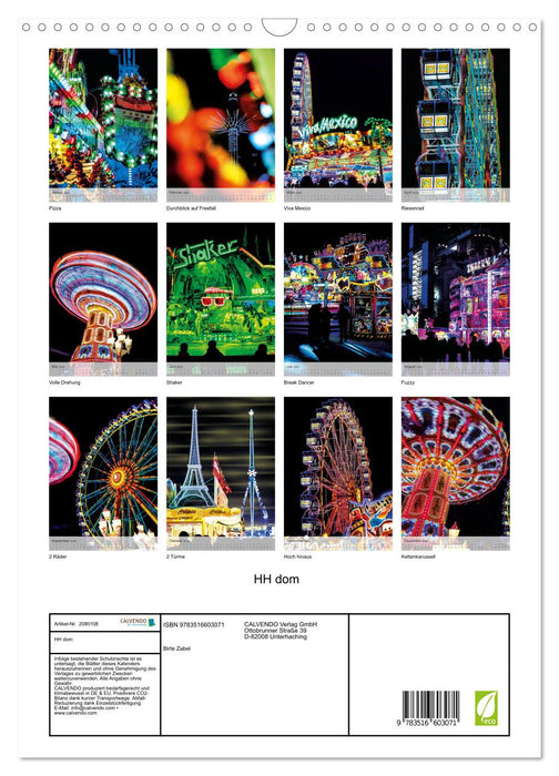 HH dom (CALVENDO Wandkalender 2026)