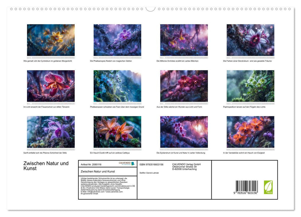 Zwischen Natur und Kunst (CALVENDO Premium Wandkalender 2026)
