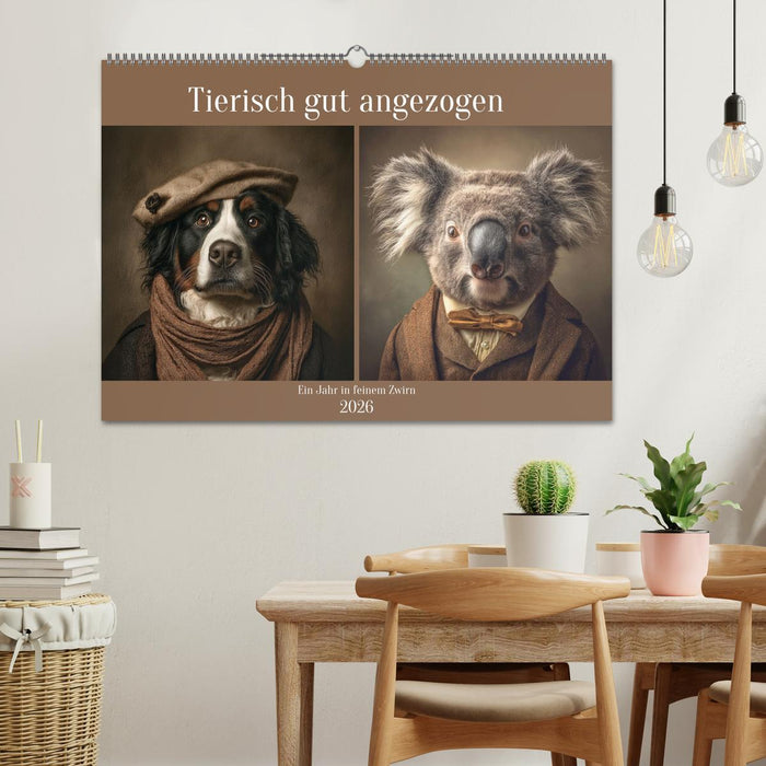 Tierisch gut angezogen (CALVENDO Wandkalender 2026)