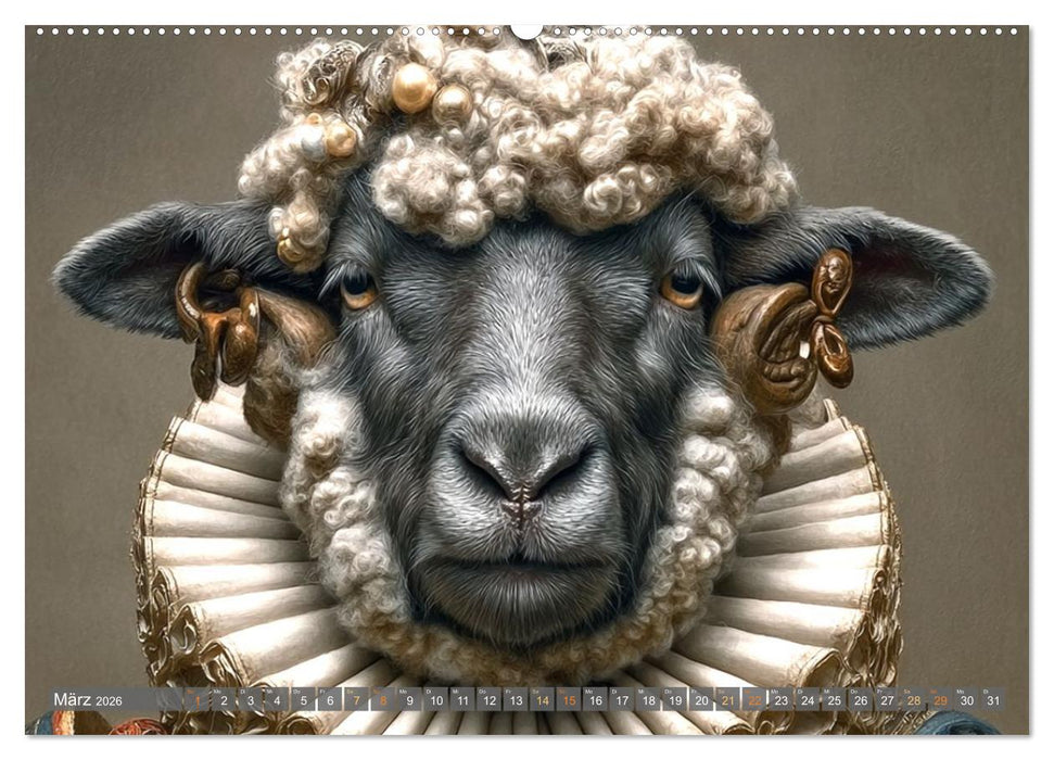 Tierisch gut angezogen (CALVENDO Wandkalender 2026)