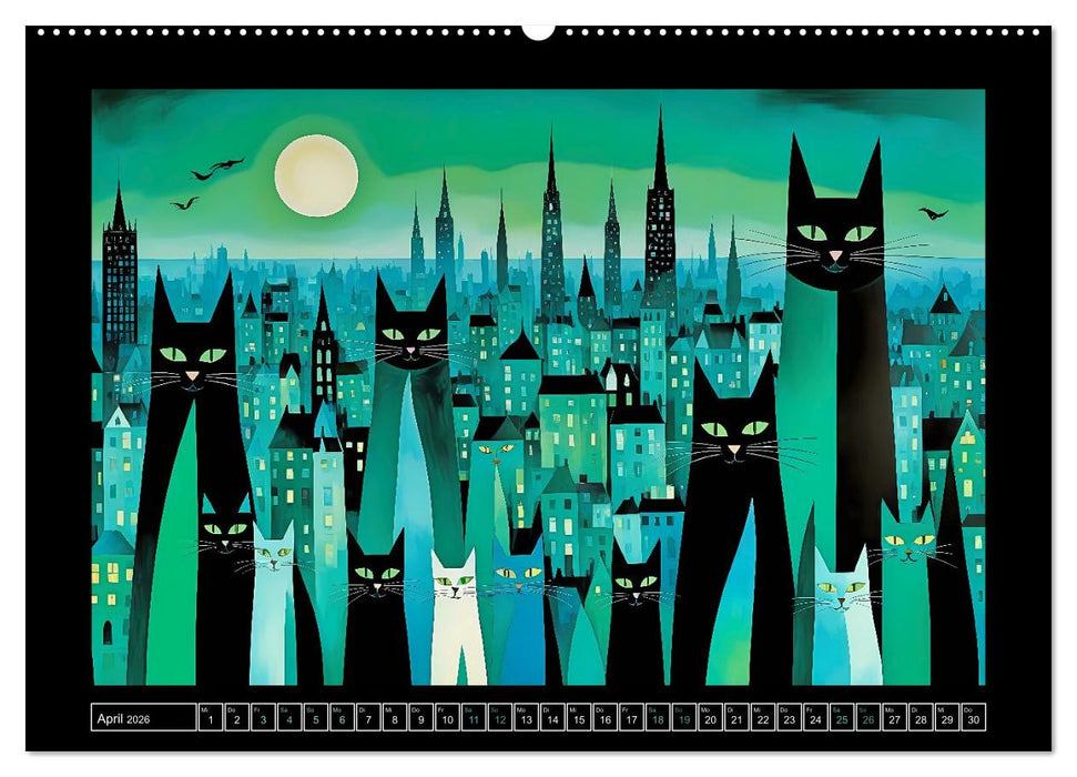 Schnurrendes Katzengetümmel (CALVENDO Wandkalender 2026)