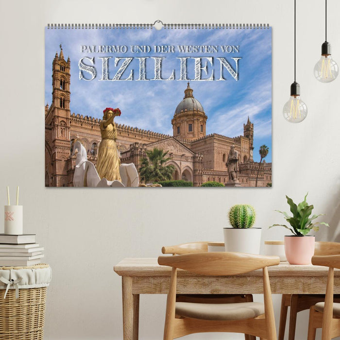 Palermo und der Westen von Sizilien (CALVENDO Wandkalender 2026)