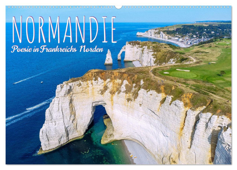 Normandie. Poesie in Frankreichs Norden (CALVENDO Wandkalender 2026)