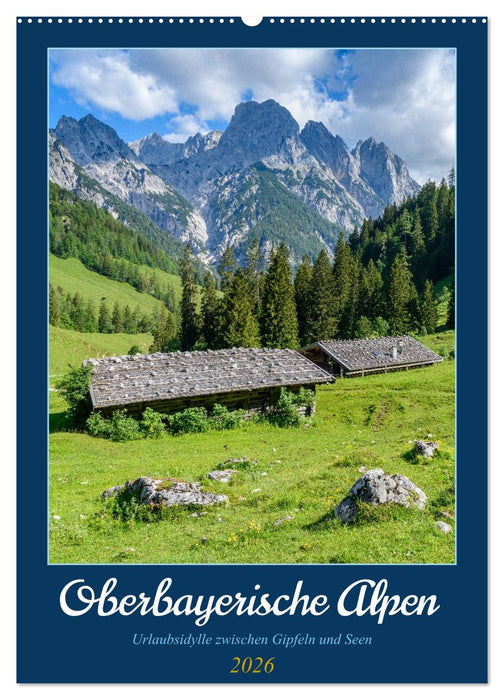 Oberbayerische Alpen (CALVENDO Wandkalender 2026)