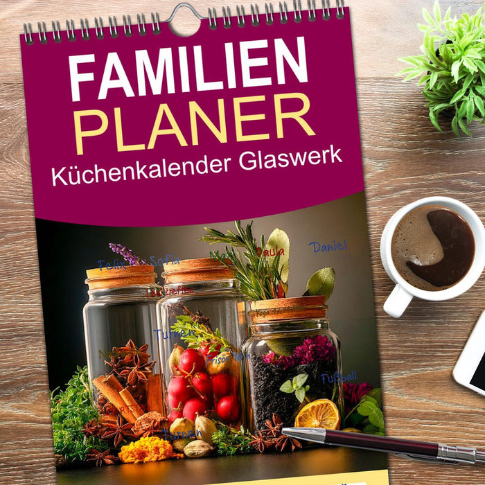 Küchenkalender Glaswerk (CALVENDO Familienplaner 2026)