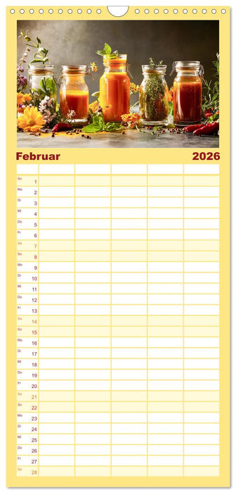 Küchenkalender Glaswerk (CALVENDO Familienplaner 2026)