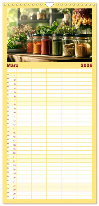 Küchenkalender Glaswerk (CALVENDO Familienplaner 2026)