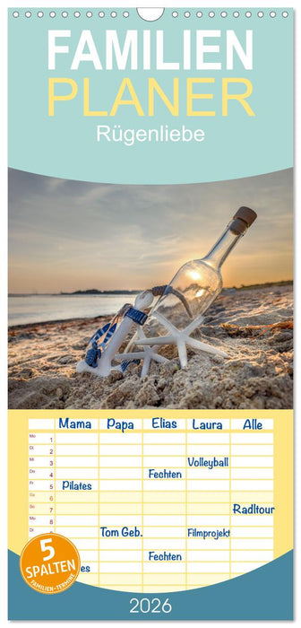 Rügenliebe (CALVENDO Familienplaner 2026)