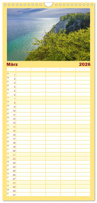 Rügenliebe (CALVENDO Familienplaner 2026)