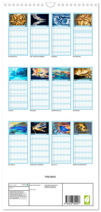 FREUBAD (CALVENDO Familienplaner 2026)