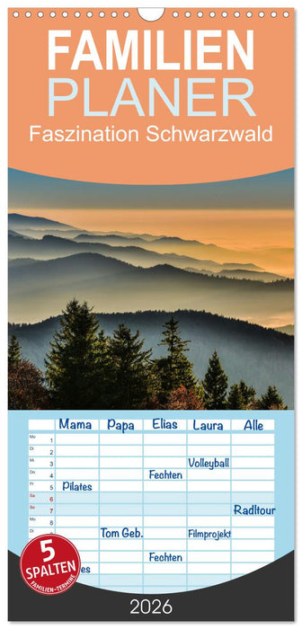 Faszination Schwarzwald (CALVENDO Familienplaner 2026)
