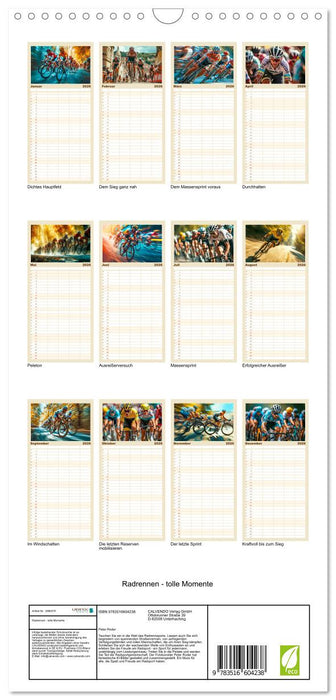 Radrennen - tolle Momente (CALVENDO Familienplaner 2026)