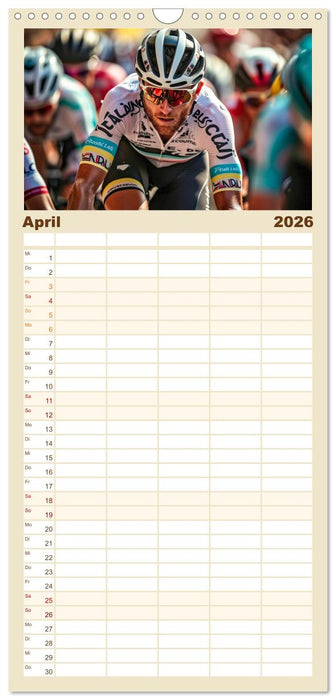 Radrennen - tolle Momente (CALVENDO Familienplaner 2026)