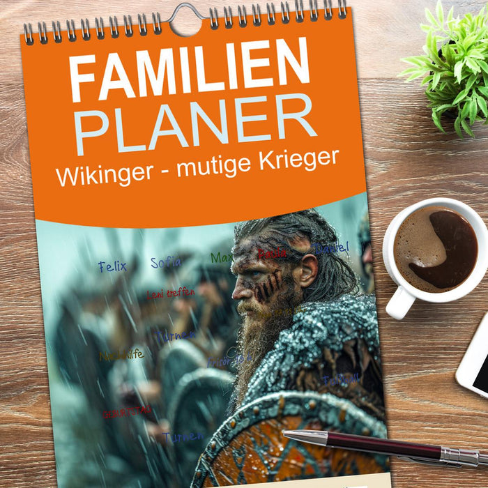 Wikinger - mutige Krieger (CALVENDO Familienplaner 2026)
