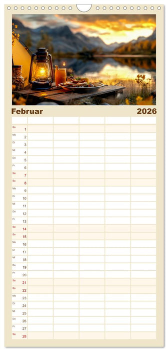 Zelten - frei sein (CALVENDO Familienplaner 2026)