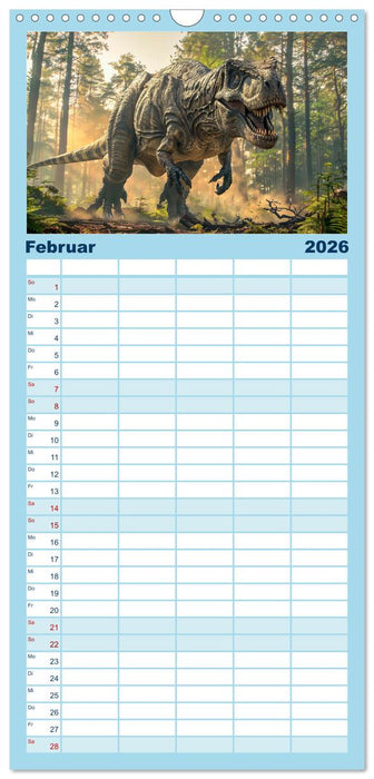 Reise in die Urzeit (CALVENDO Familienplaner 2026)