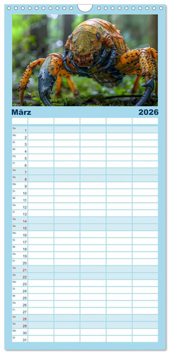 Reise in die Urzeit (CALVENDO Familienplaner 2026)