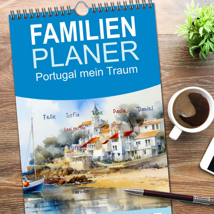 Portugal mein Traum (CALVENDO Familienplaner 2026)