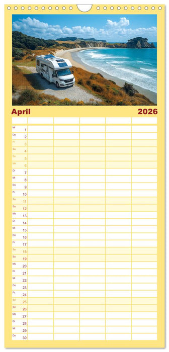 Wohnmobil grenzenlos (CALVENDO Familienplaner 2026)