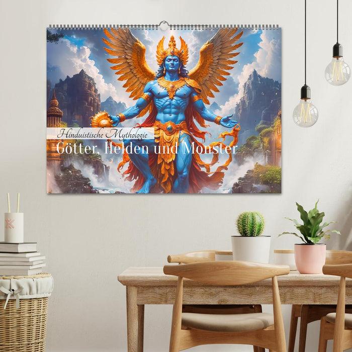 Hinduistische Mythologie - Götter, Helden und Monster (CALVENDO Wandkalender 2026)