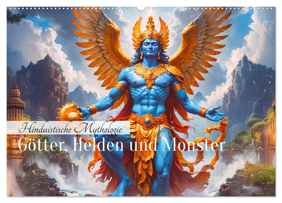 Hinduistische Mythologie - Götter, Helden und Monster (CALVENDO Wandkalender 2026)