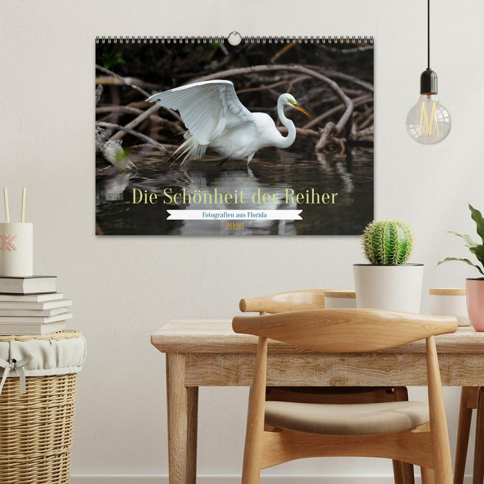 Die Schönheit der Reiher (CALVENDO Wandkalender 2026)