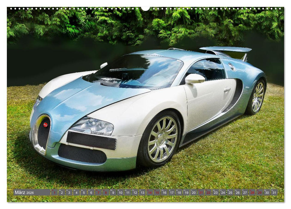 Muscle Cars, Geschwindigkeit und Leidenschaft (CALVENDO Premium Wandkalender 2026)