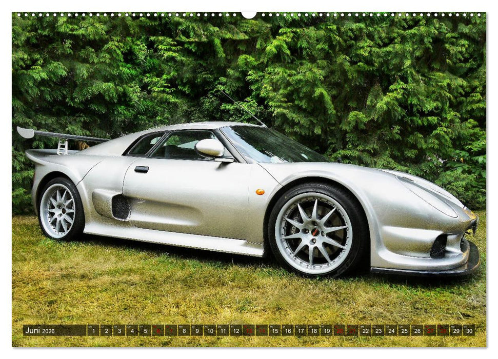 Muscle Cars, Geschwindigkeit und Leidenschaft (CALVENDO Premium Wandkalender 2026)