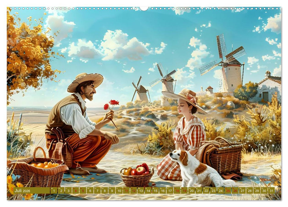 Bücher, Liebe und ein kleiner Hund (CALVENDO Premium Wandkalender 2026)