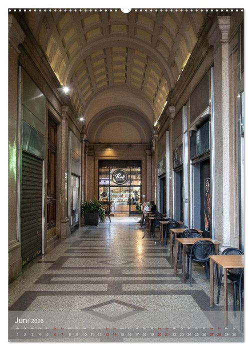 Turin. Geschichte und Architektur. (CALVENDO Premium Wandkalender 2026)