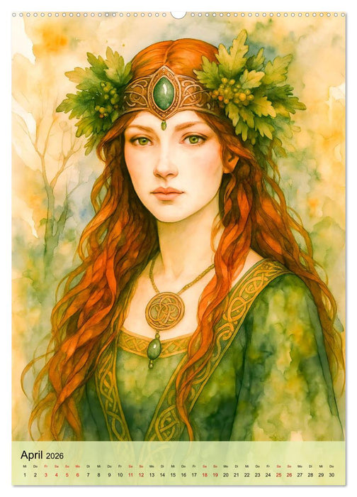 Mystische Druiden - Verbindung von Mythos, Natur und Magie (CALVENDO Wandkalender 2026)