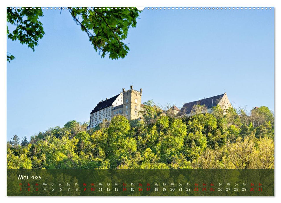 Festungen und Schlösser auf der Schwäbischen Alb (CALVENDO Wandkalender 2026)