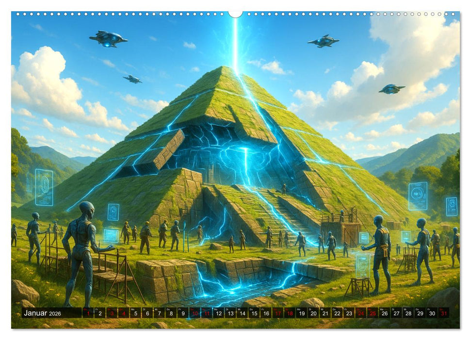 Rätsel aus Stein - Uralte Baukunst neu gedacht (CALVENDO Wandkalender 2026)