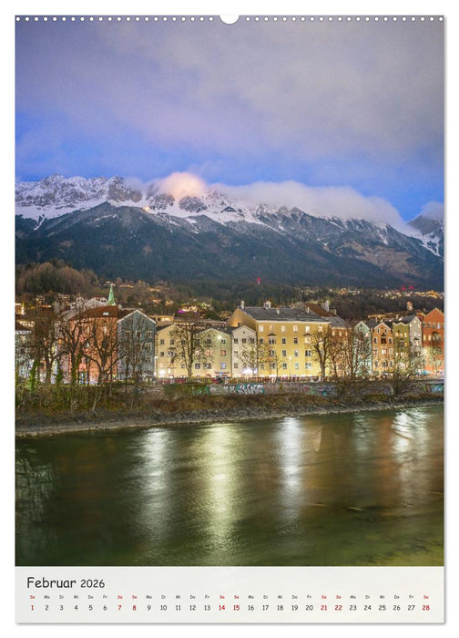 Innsbruck - Zwischen Gassen und Geschichte (CALVENDO Wandkalender 2026)