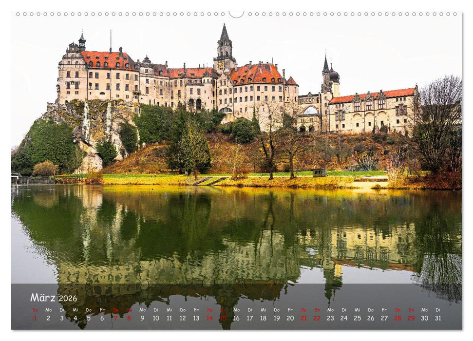 Festungen und Schlösser auf der Schwäbischen Alb (CALVENDO Premium Wandkalender 2026)