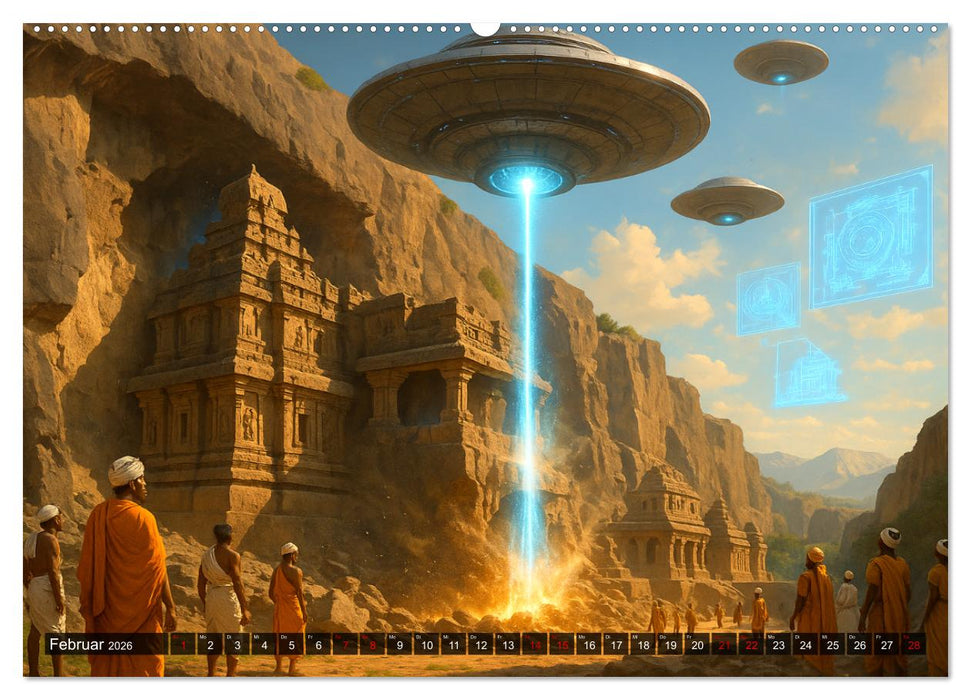 Rätsel aus Stein - Uralte Baukunst neu gedacht (CALVENDO Premium Wandkalender 2026)