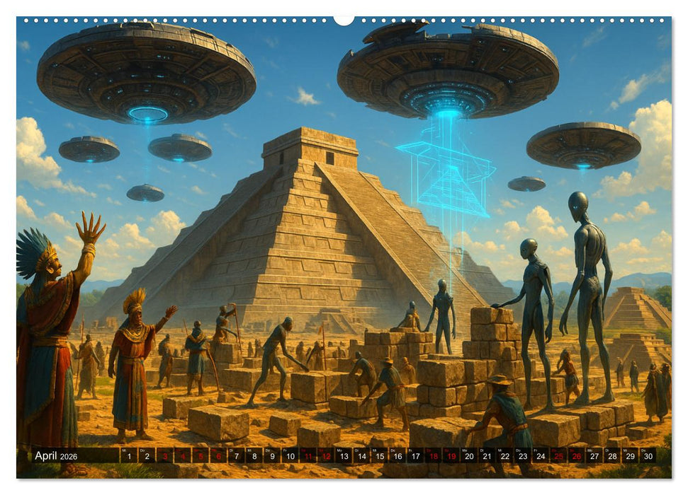 Rätsel aus Stein - Uralte Baukunst neu gedacht (CALVENDO Premium Wandkalender 2026)