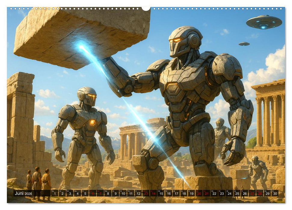 Rätsel aus Stein - Uralte Baukunst neu gedacht (CALVENDO Premium Wandkalender 2026)