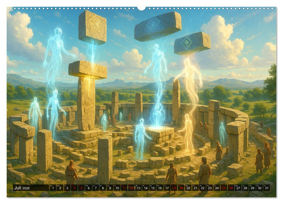 Rätsel aus Stein - Uralte Baukunst neu gedacht (CALVENDO Premium Wandkalender 2026)