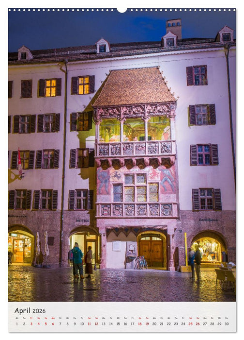 Innsbruck - Zwischen Gassen und Geschichte (CALVENDO Premium Wandkalender 2026)