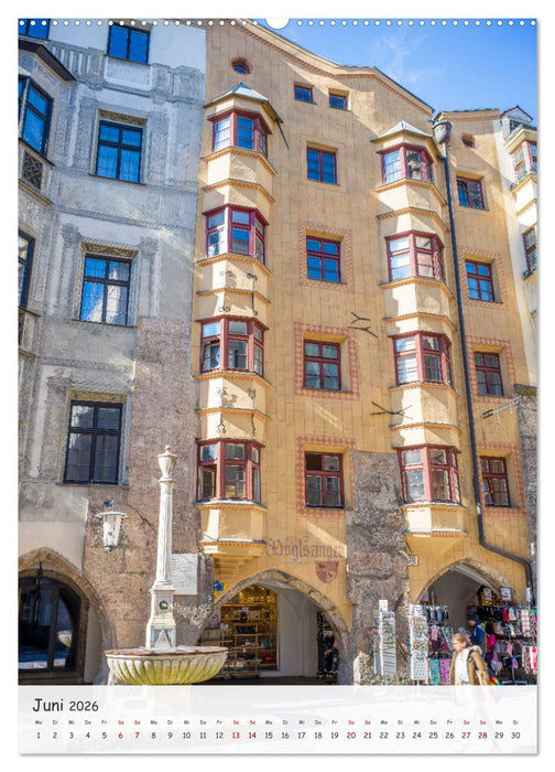 Innsbruck - Zwischen Gassen und Geschichte (CALVENDO Premium Wandkalender 2026)