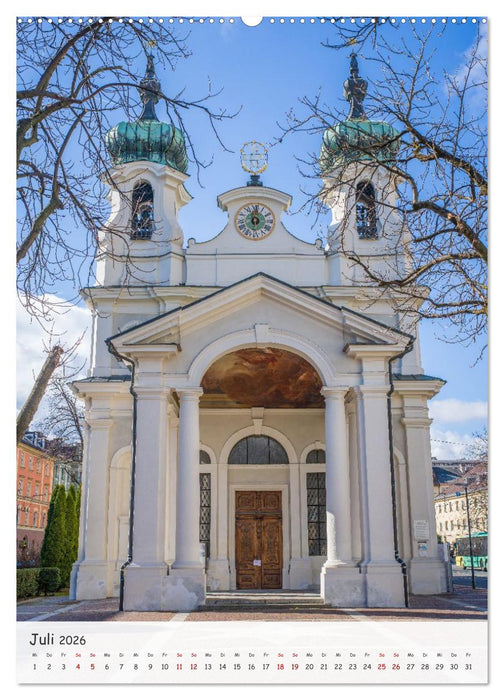 Innsbruck - Zwischen Gassen und Geschichte (CALVENDO Premium Wandkalender 2026)