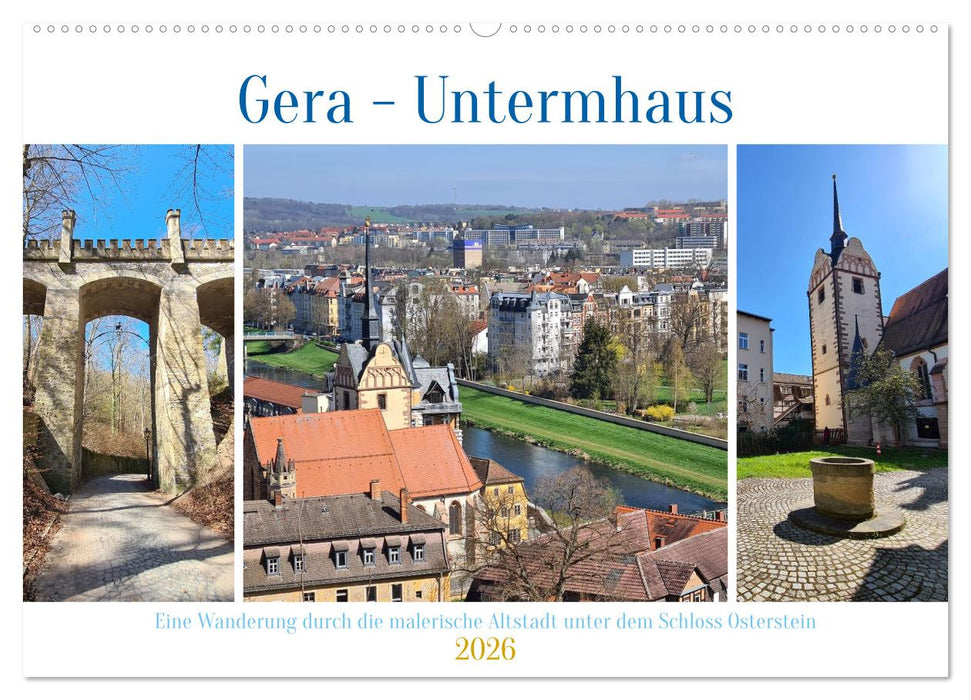 Gera - Untermhaus (CALVENDO Wandkalender 2026)