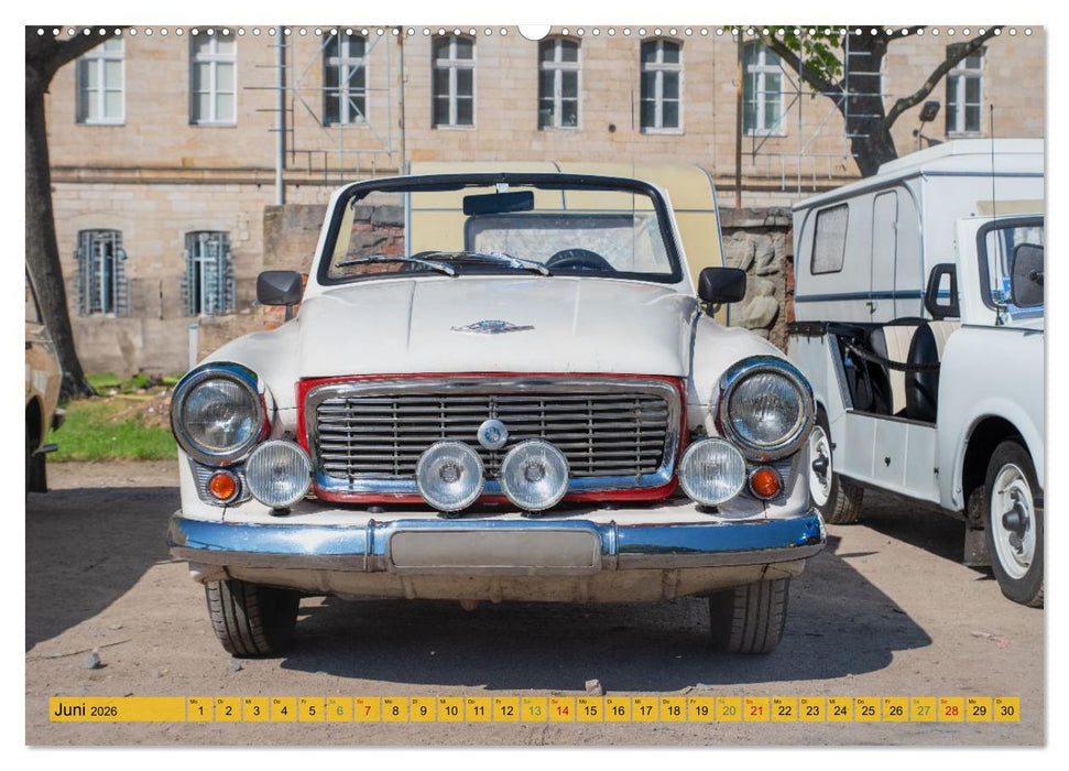 Duroplast & Diesel - DDR Fahrzeuge die keiner vergisst von Tanja Riedel (CALVENDO Premium Wandkalender 2026)