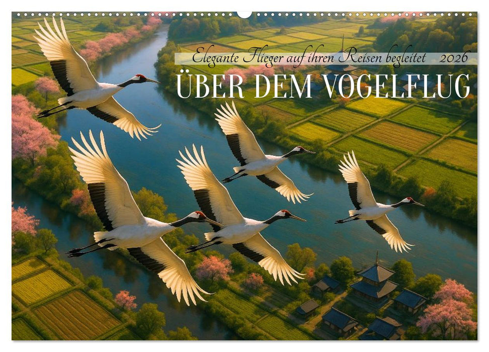 Über dem Vogelflug (CALVENDO Wandkalender 2026)