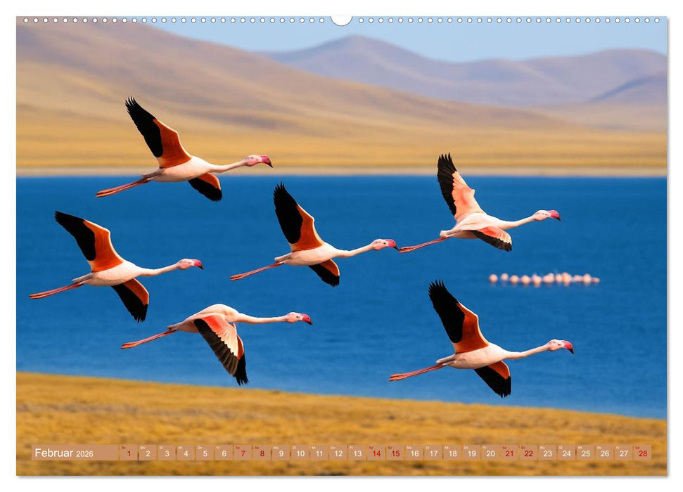 Über dem Vogelflug (CALVENDO Wandkalender 2026)