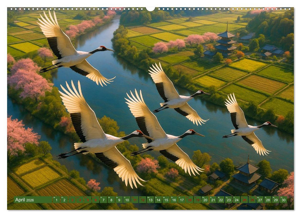 Über dem Vogelflug (CALVENDO Wandkalender 2026)
