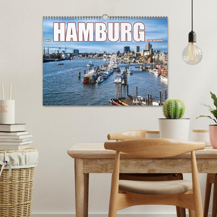 Mein Hamburg - Stadt am Wasser (CALVENDO Wandkalender 2026)