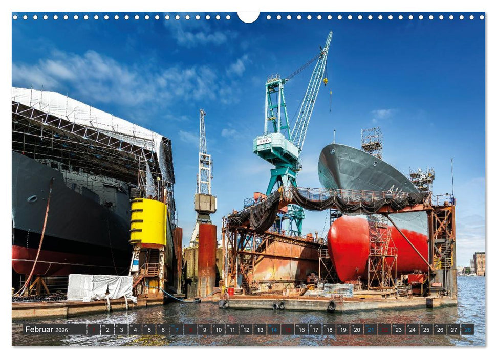 Mein Hamburg - Stadt am Wasser (CALVENDO Wandkalender 2026)