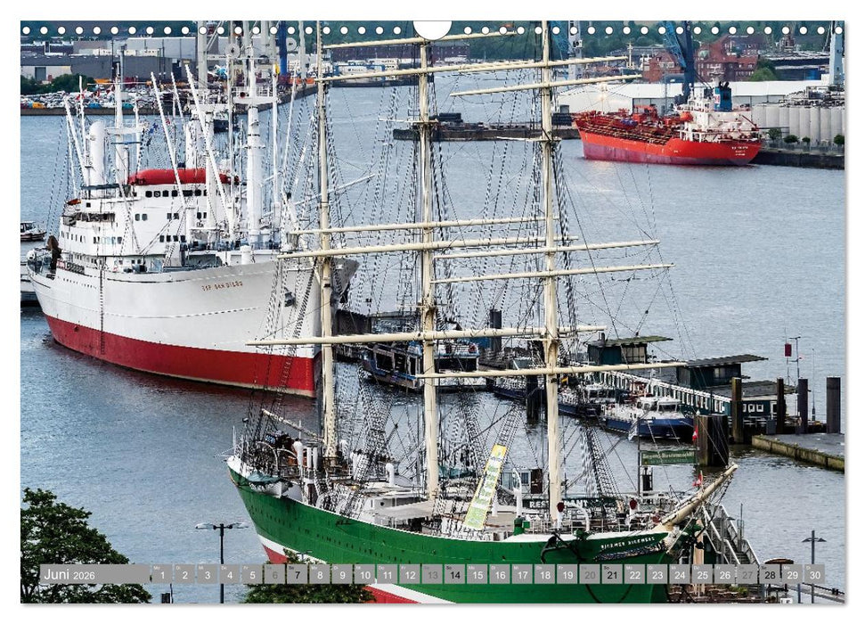 Mein Hamburg - Stadt am Wasser (CALVENDO Wandkalender 2026)